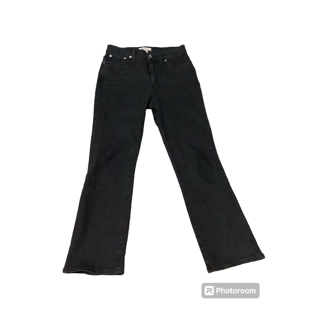 Madewell Black High-Rise Flare Jeans